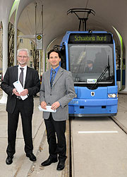 MVG Chef König bei der Pressefahrt am 10.12.2009 (Foto: Ingrid Grossmann)
